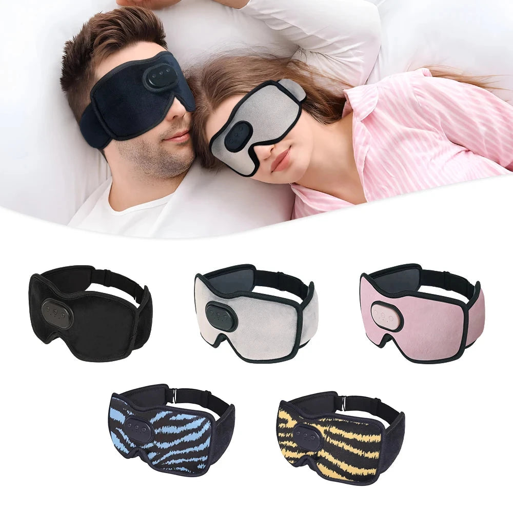 Bluetooth Eyemask, Wireless Bluetooth Headphones Sleep GlowCart