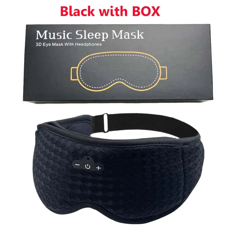 Bluetooth Sleeping Headphones 3D Eye Mask Travel Music Play GlowCart