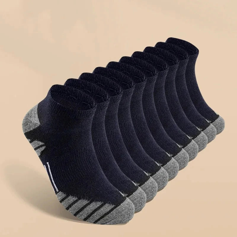 10/20 Pairs Men Women Sports Boat Socks Sweat Absorbing Breathable Suitable All Seasons Running Fitness Low Cut Casual Socks GlowCart