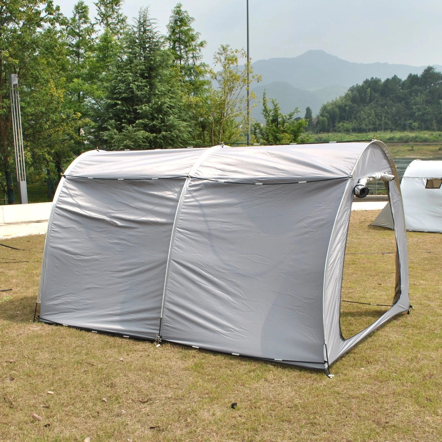 5 Person Motorcycle Tent Waterproof Camping Shelter with GlowCart