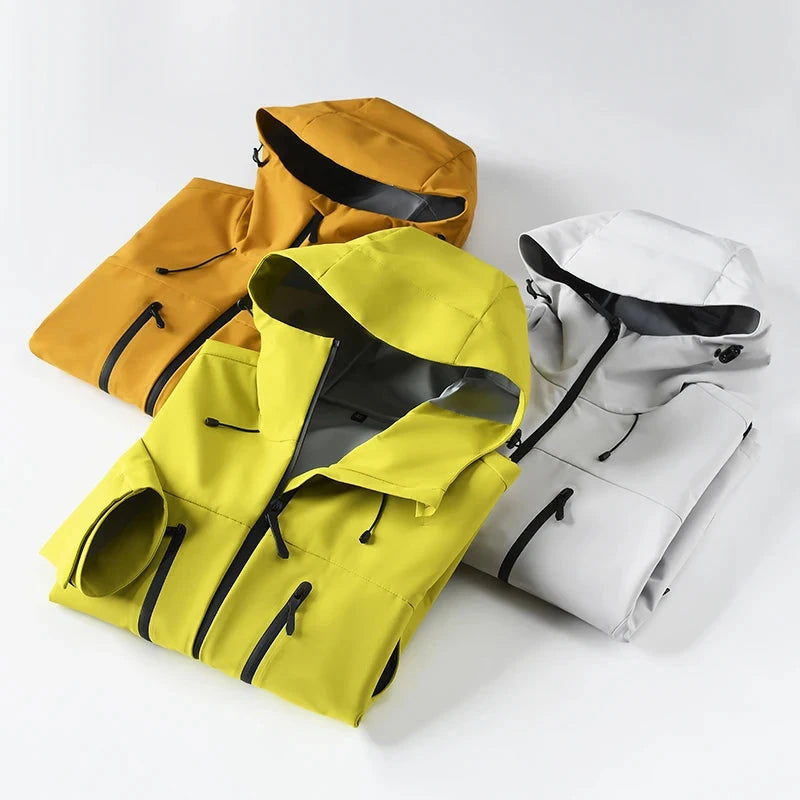 JNLN Unisex Waterproof Windbreaker Jacket - Single-Layer GlowCart