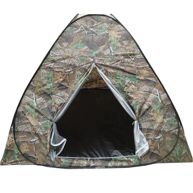 3-4persons Pop Up Tent Outdoor Travel Camping Camouflage GlowCart