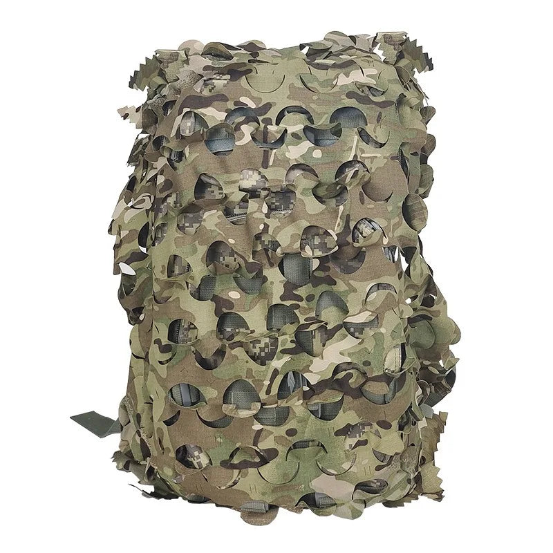 80L tactical backpack biomimetic leaf shaped camouflage
