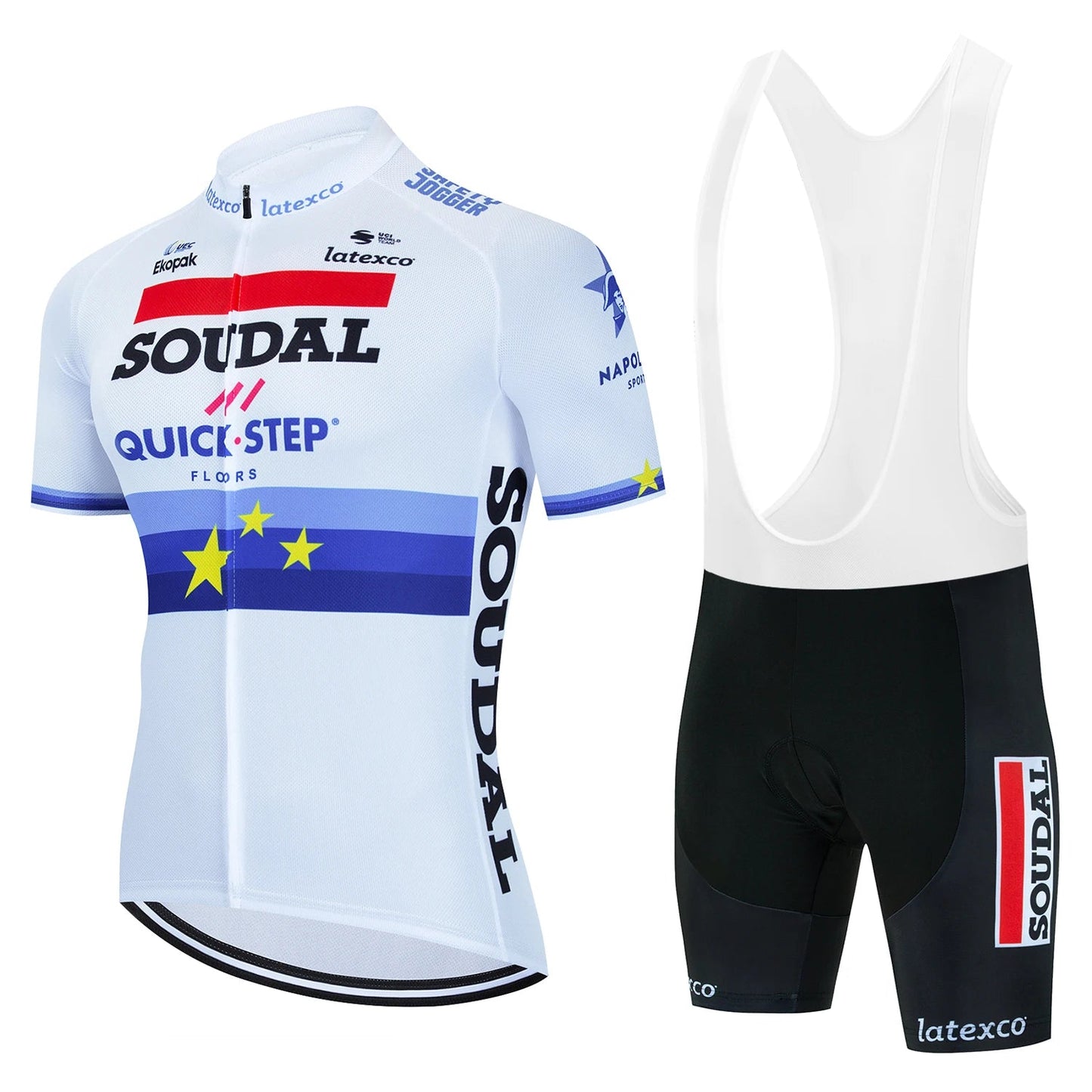 2025 SOUDAL Cycling Clothes Jersey Men Set Mtb Road Bike Uniform Shorts Man Mountain Complete Bib Men's Suit Cycle Spring Summer GlowCart