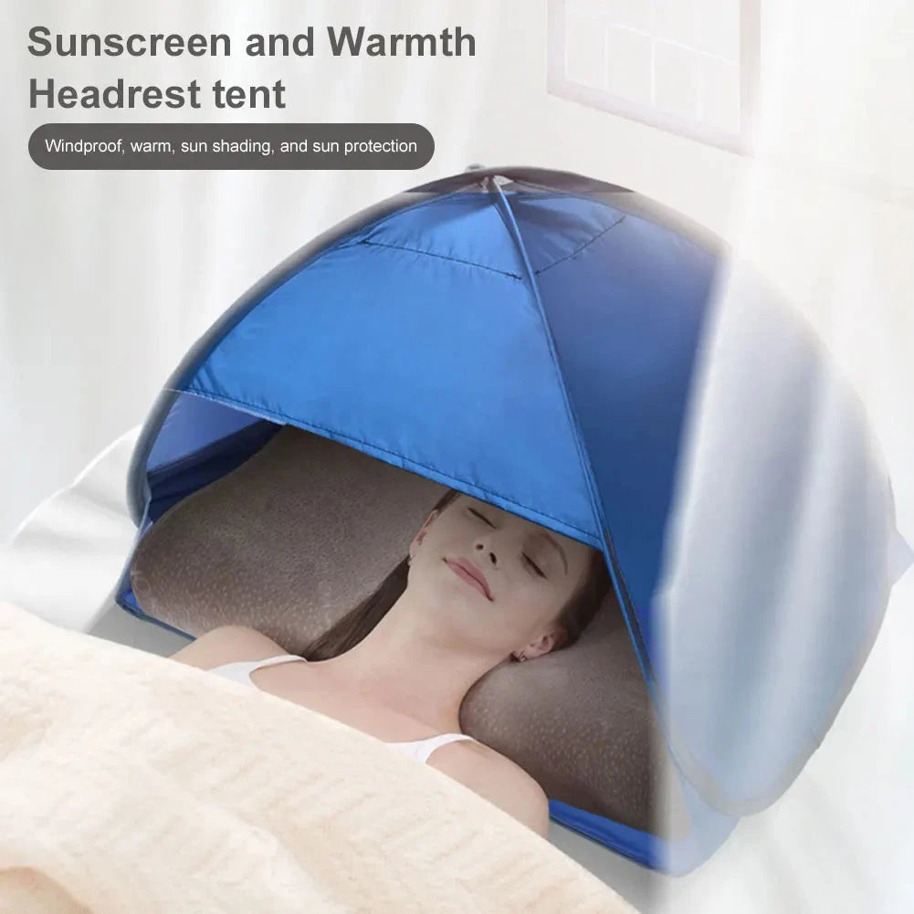 Beach Headrest Sunshade Tent Automatic Opened Portable Sun GlowCart