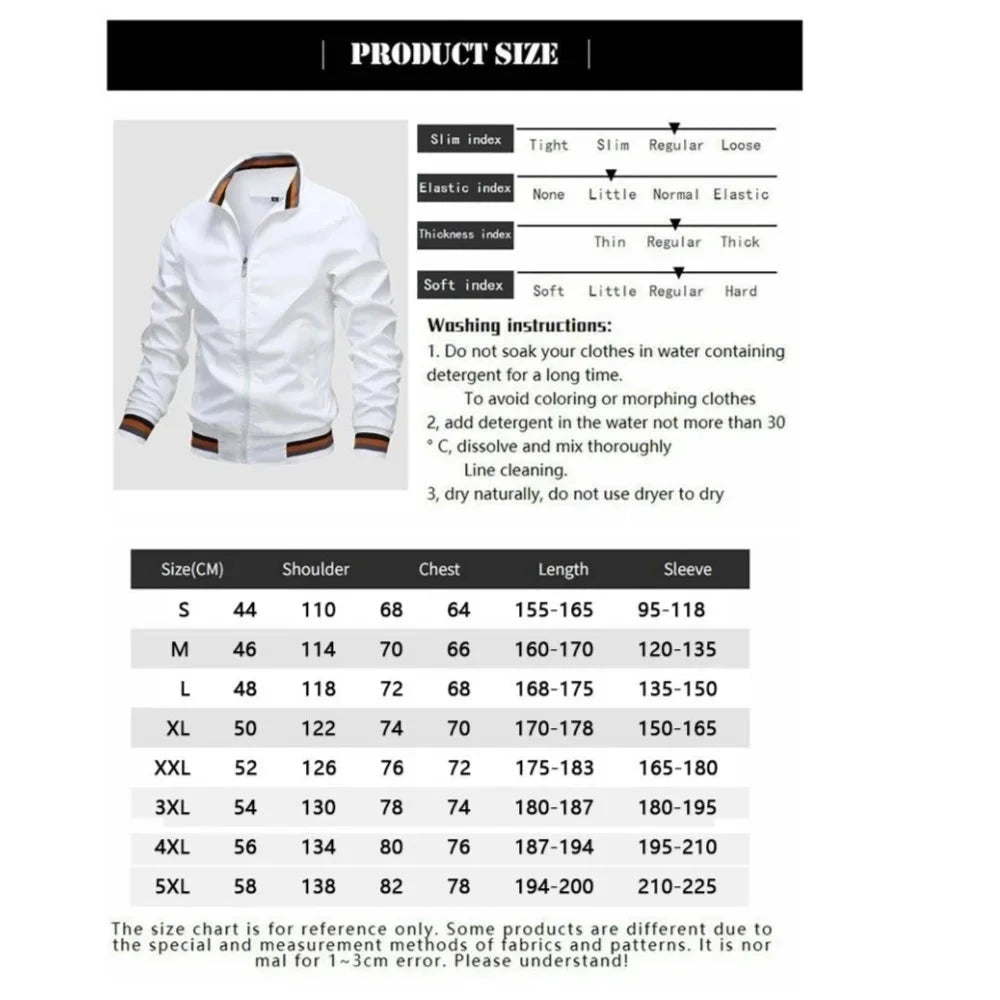 Russian Eagle men's casual zipper outdoor jacket men's GlowCart