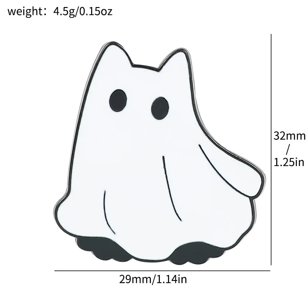 Metal Brooch Halloween Gift Badge Jewelry Wholesale Cap Pin GlowCart