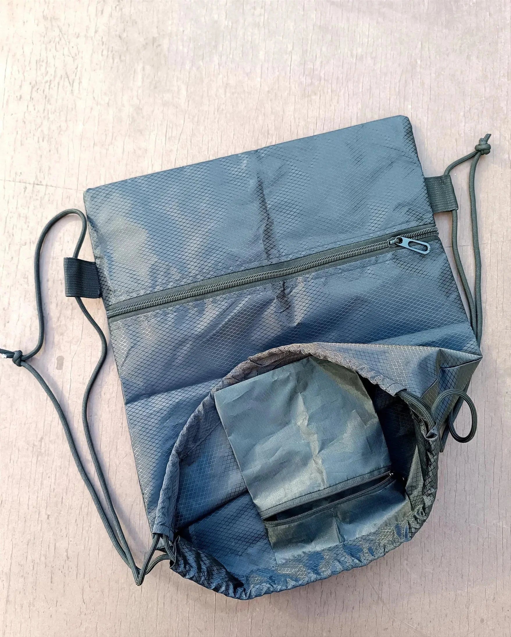 Compact Foldable Drawstring Backpack for Travel, Sports, GlowCart