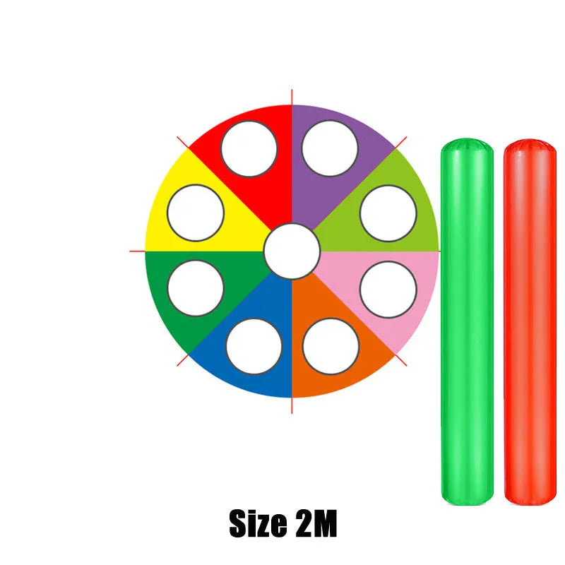 2M 3M Fun Play Rainbow Parachute For Kids Tent Cooperative Games Outdoor Toys For Children Team Building Exercise Activities GlowCart
