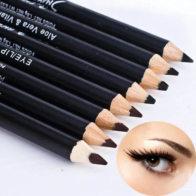 Fashion Professional Makeup Black Brown Eyeliner Eyebrow GlowCart