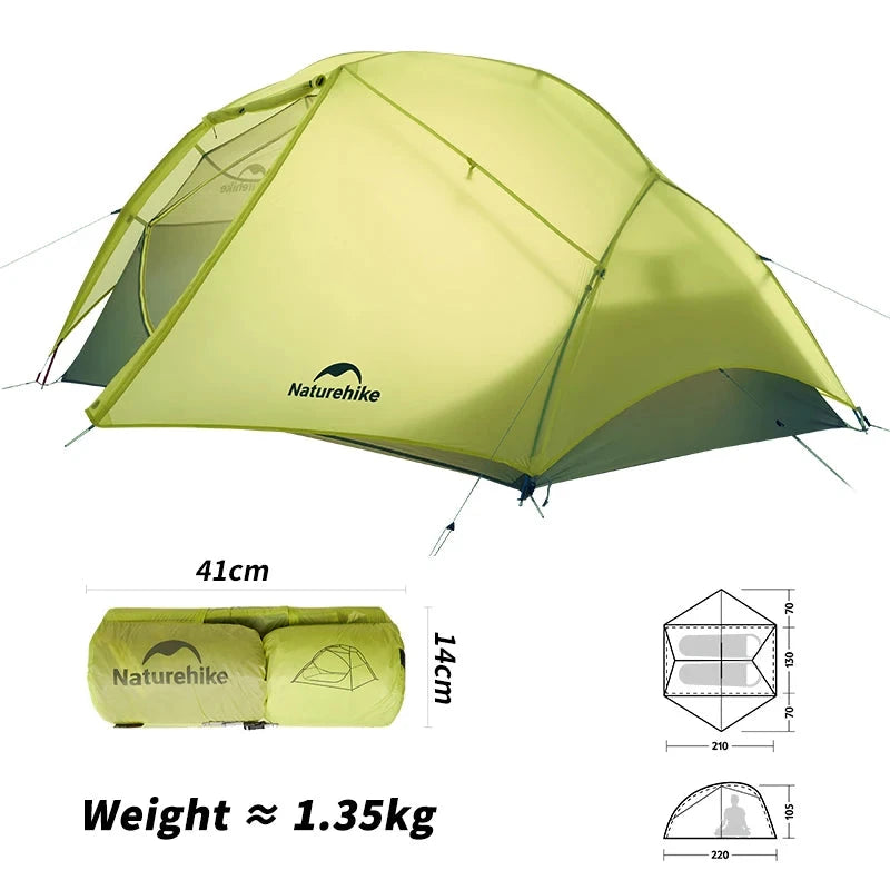 Naturehike Star River EXT 2 Person Tent Ultralight Outdoor GlowCart