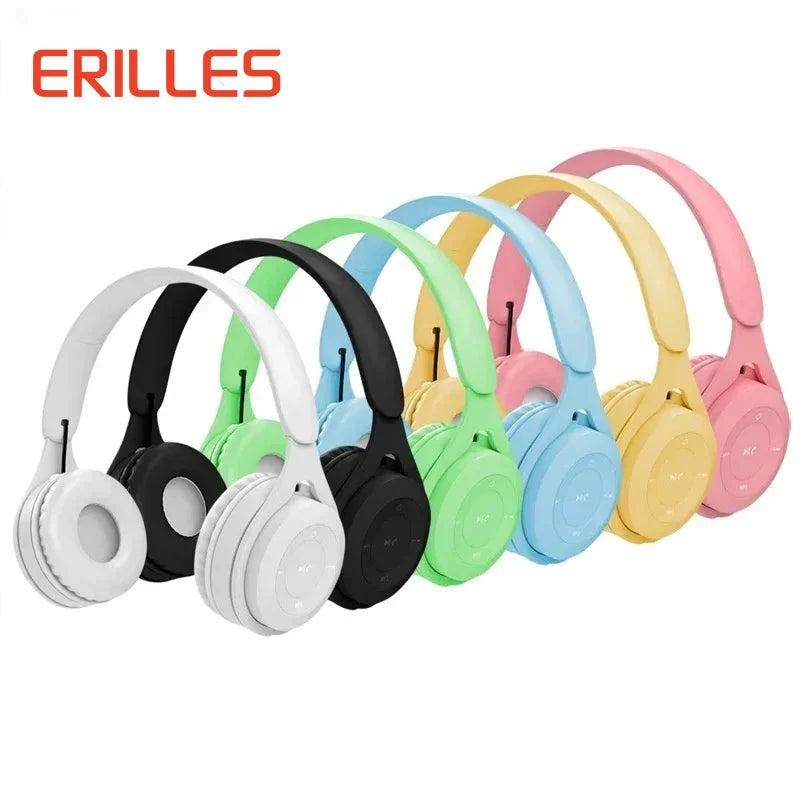 Y08 Macaron Wireless Bluetooth Headphones With Microphone GlowCart