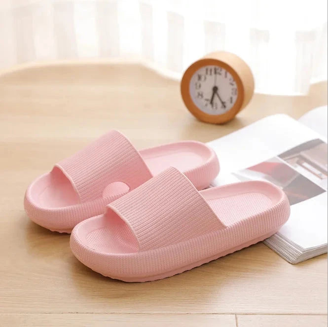 Women Thick Platform Cloud Slippers Indoor Home Eva Soft GlowCart