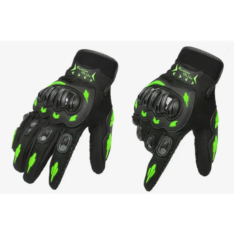 1 Pair Cycling Equipment Protective Wear-resistant Bicycle Motorcycle Racing Full Finger Gloves Cycling Gloves Outdoor Sports GlowCart