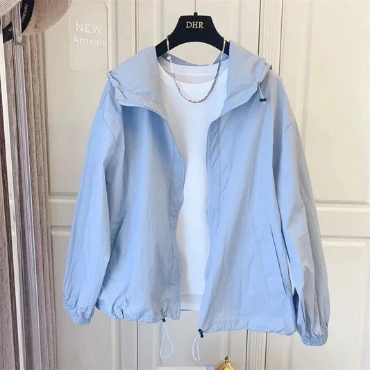 Women Jacket Waterproof Windbreaker Jackets Female Hooded GlowCart