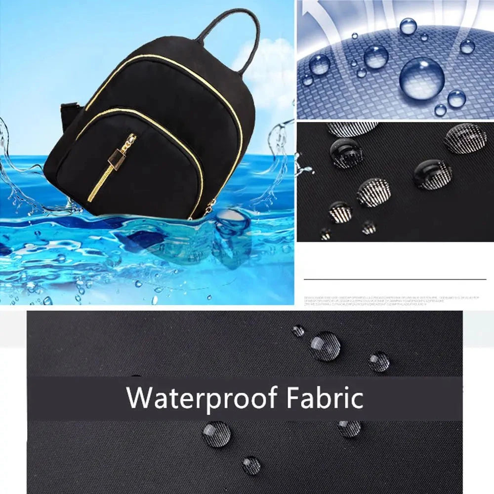 Women's Multi-Function Mini Backpack Fashion Girl Oxford GlowCart