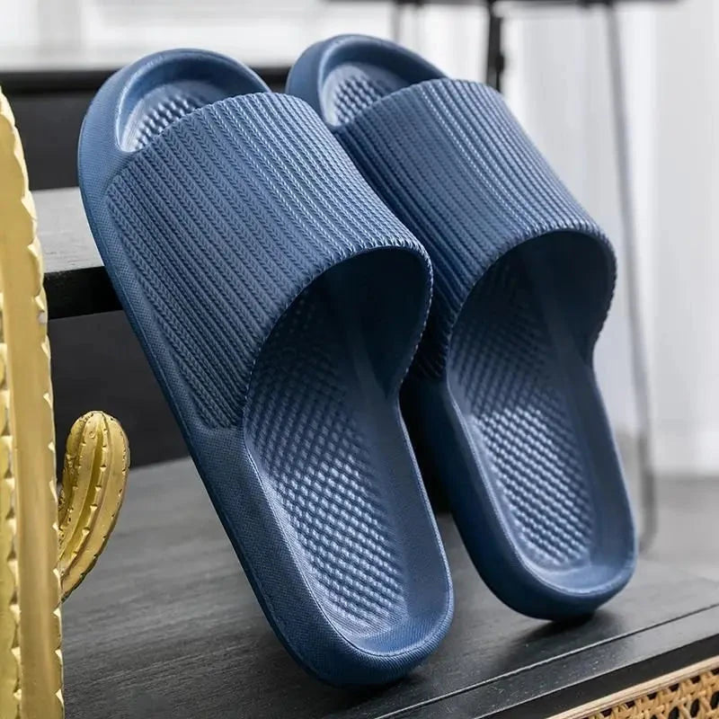 Thick Platform Bathroom Home Slippers Women Fashion Soft GlowCart
