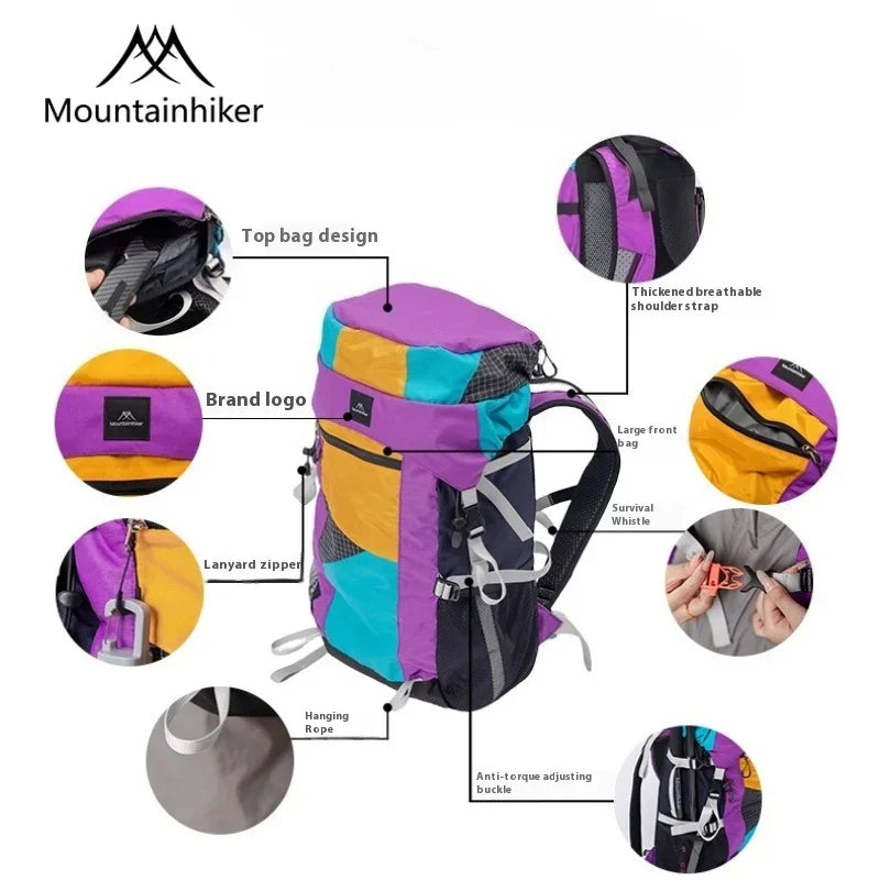 MOUNTAINHIKER 27L 35L Outdoor Camping Mountaineering Bag