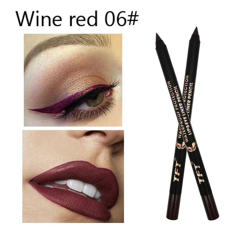 Long Lasting Eyeliner Pencil Colourful Pigment Waterproof GlowCart