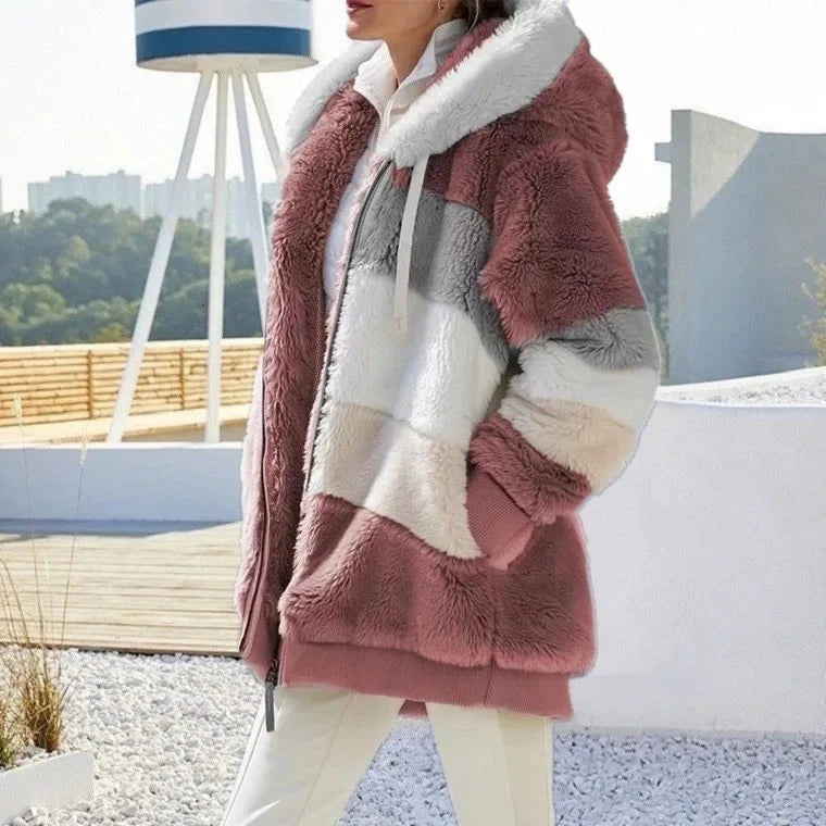 Oversized Jacket for Women 2023 New Autumn Winter Warm Plush GlowCart