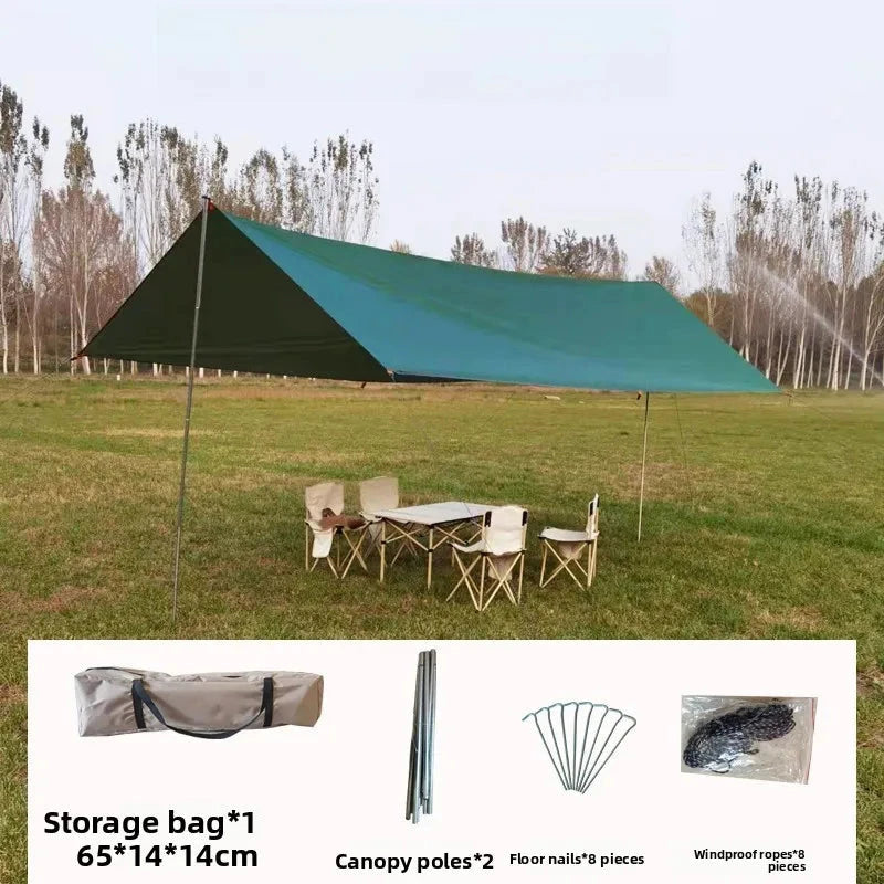 Outdoor Sky Tent Camping Portable Camping Picnic Sunscreen GlowCart