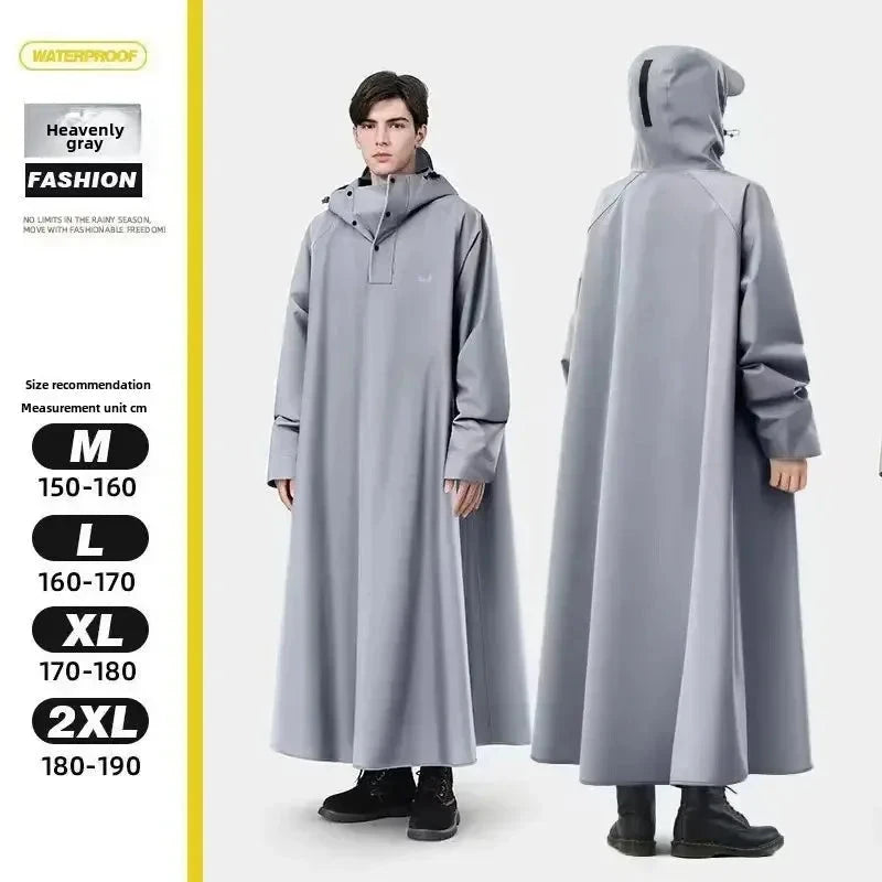 1PC Thickened Adult Waterproof Motorcycle Raincoat Durable GlowCart