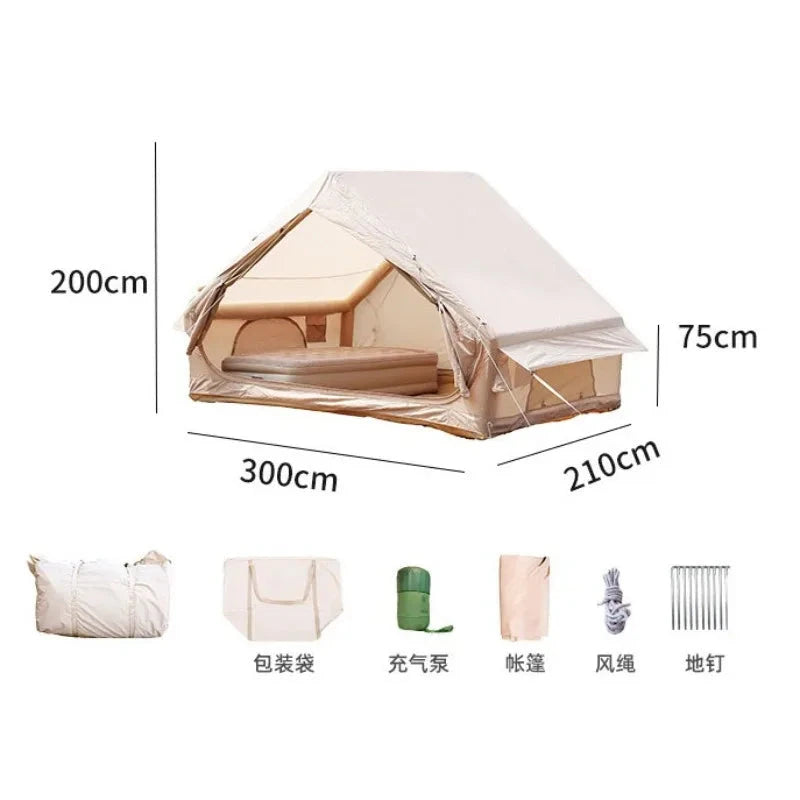 Oxford Cloth Camping Fully Automatic Inflatable Tent GlowCart