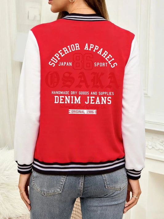 Japan Sports Strength And Qualily Printed Jackets Women GlowCart