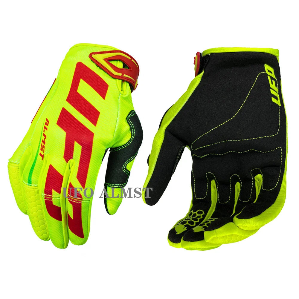 UFO Almst Off-road Motorcycle Gloves Mens Women Mountain Bike Gloves BMX ATV UTV Guantes Soft Breathable Motocross Racing Gloves GlowCart
