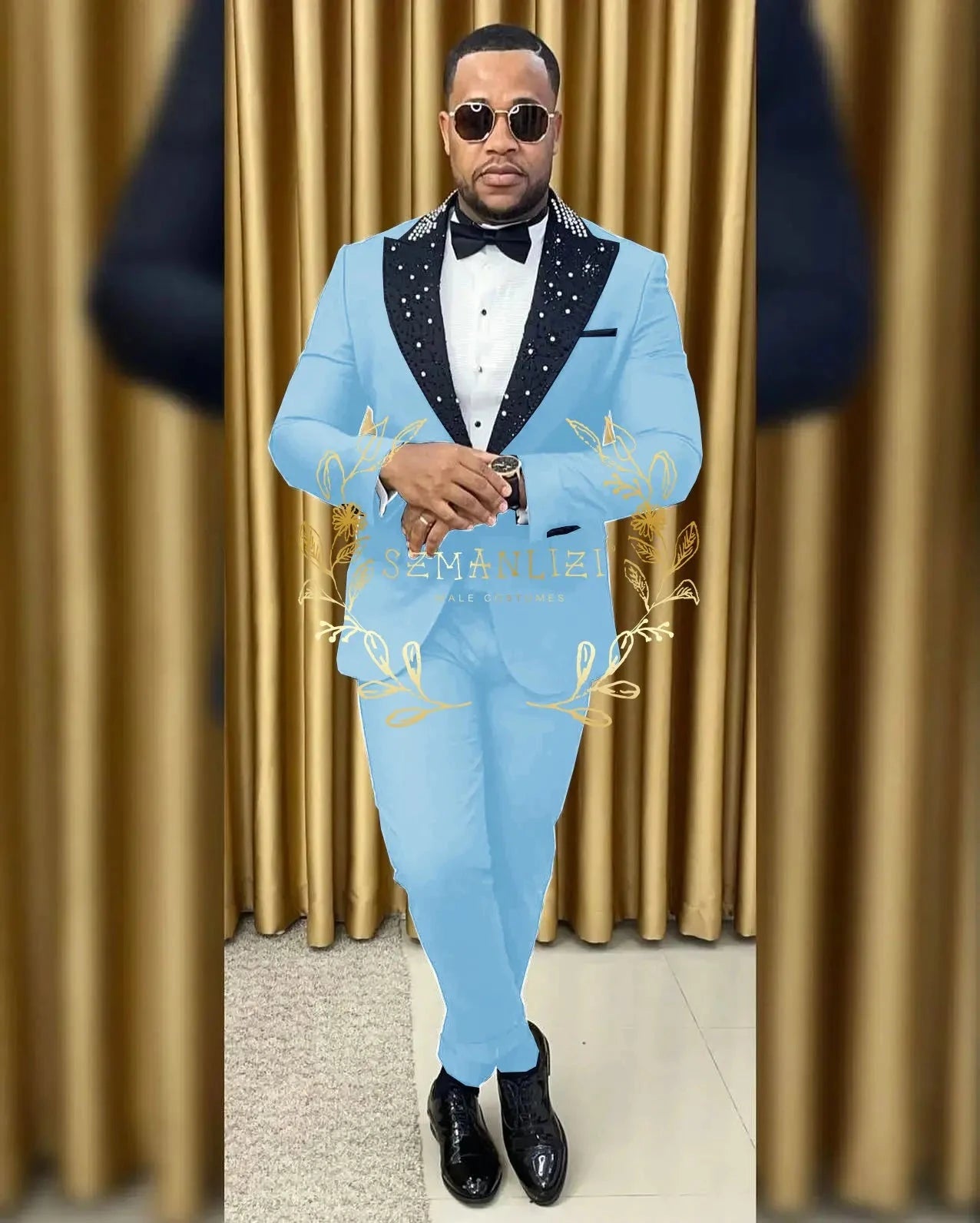 Luxury Wedding Suits For Men Groom Wear Tuxedos Handmade GlowCart