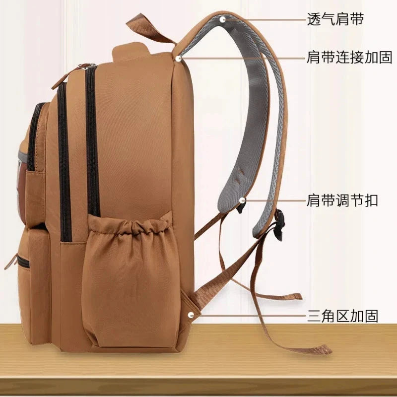 Kawaii Capybara School Backpack for Girls School Bags Set GlowCart