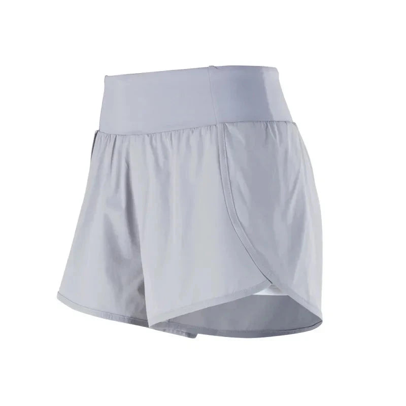 Women's High-Waisted Loose Workout Shorts Quick-Dry Yoga Running Shorts with Built-in Liner Summer Casual Activewear GlowCart