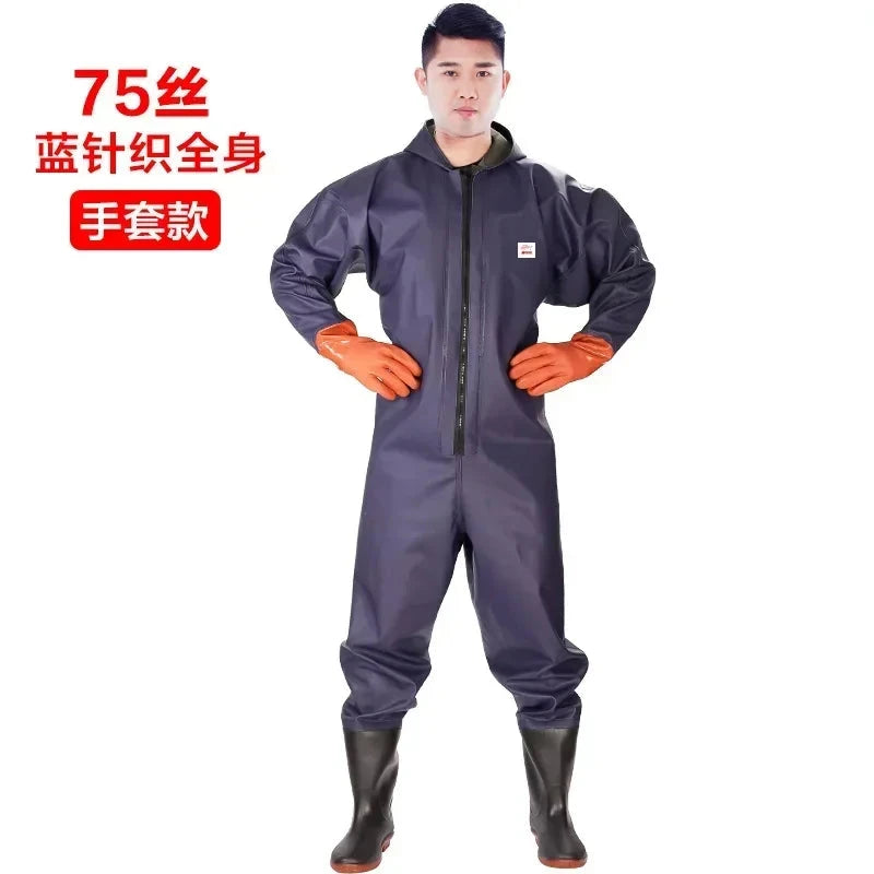 Motorcycle Raincoat /Conjoined Men Raincoat/overalls Men and GlowCart