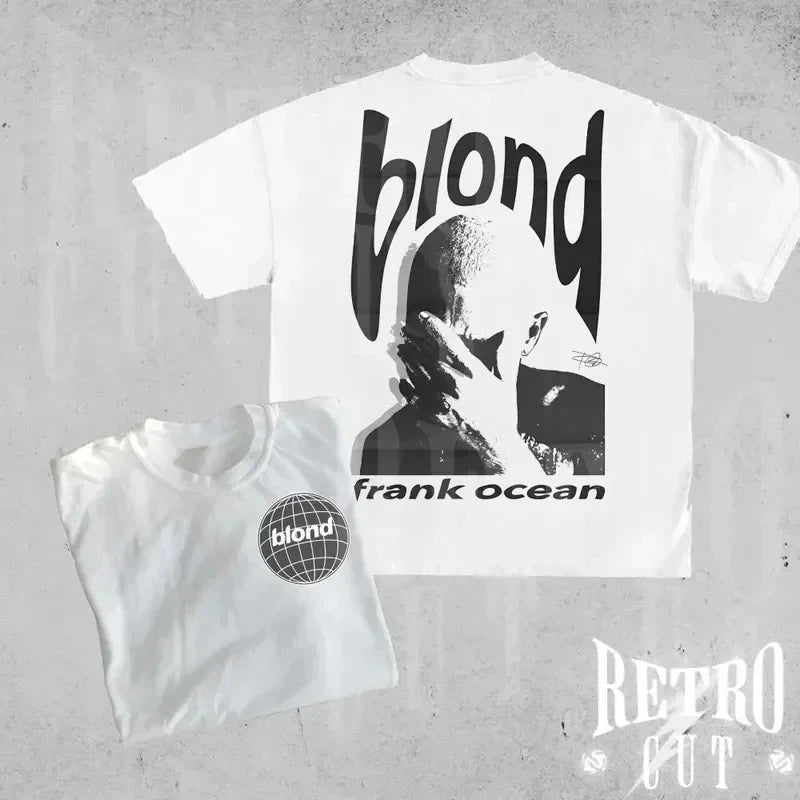 Rapper Frank Retro Graphic T Shirt Men's Hip Hop Ocean Album GlowCart