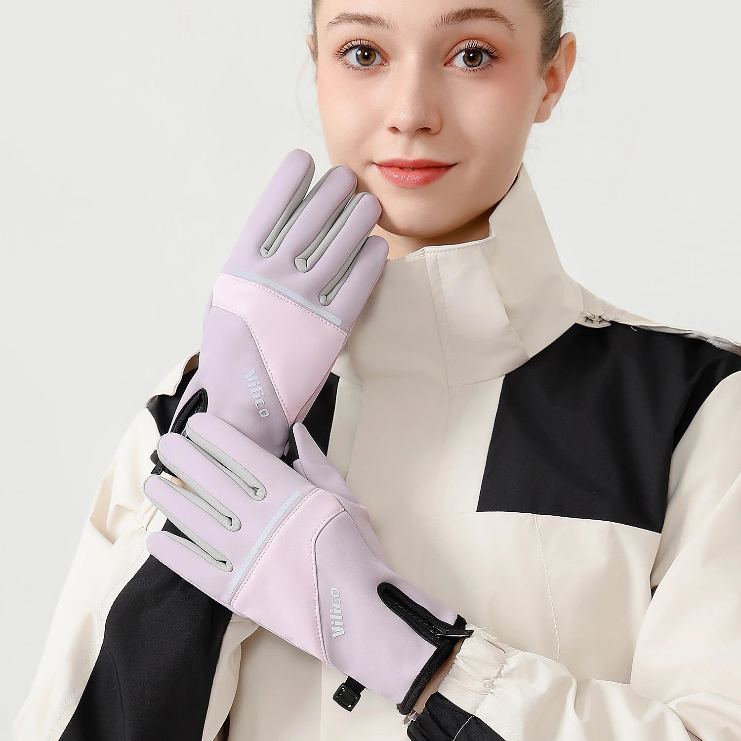 Winter Gloves Men Cycling Bike Women Thermal Fleece Cold Wind Waterproof Touch Screen Bicycle Warm Outdoor Running Skiing Mitten GlowCart