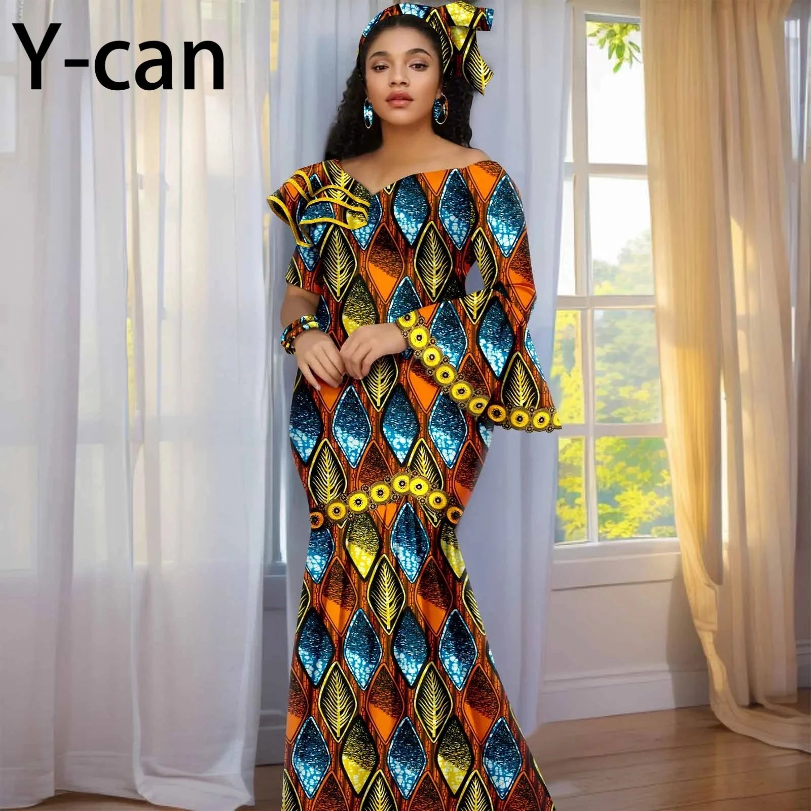 New Fashion African Birthday Dresses for Women Luxury Ankara GlowCart