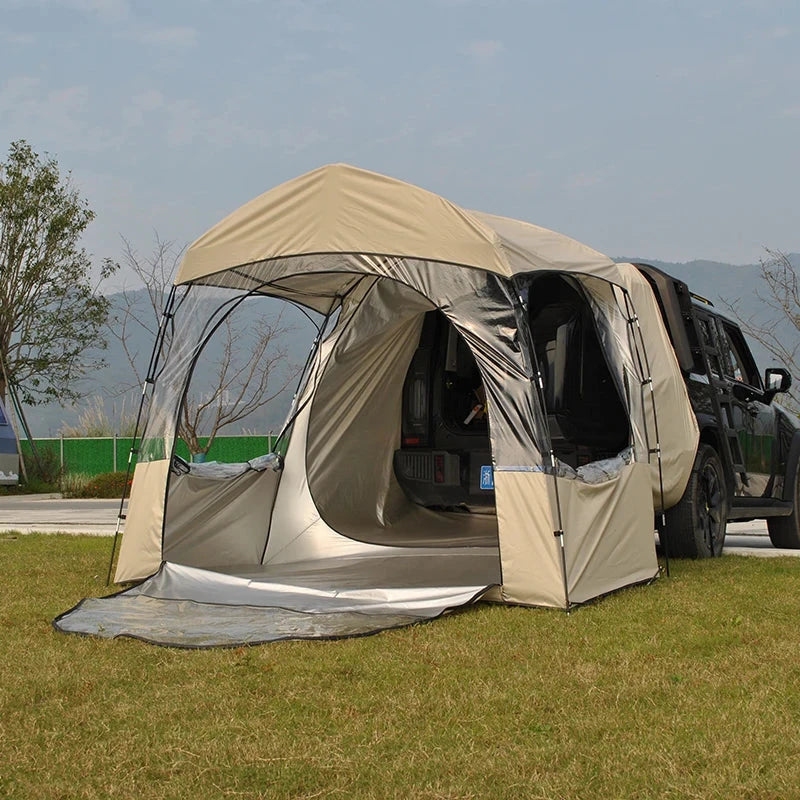 SUV Tent for Camping for 3-4 Person, 6.8 FT Clear PVC Bubble GlowCart