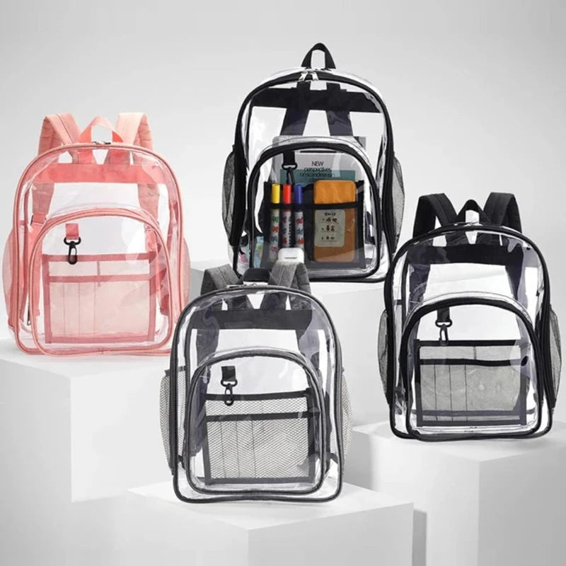Backpack Waterproof Transparent School Bag Girl Large GlowCart