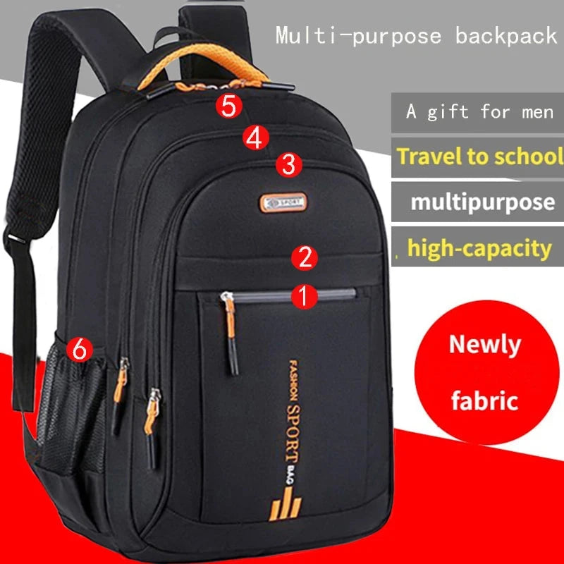 Spring new backpack male leisure business travel backpack GlowCart