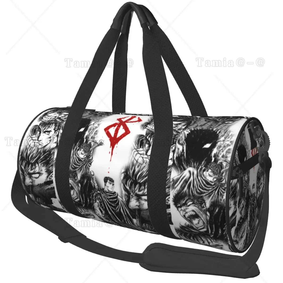 Japan Anime Bereserk Sports Gym Bag with Pocket Waterproof GlowCart