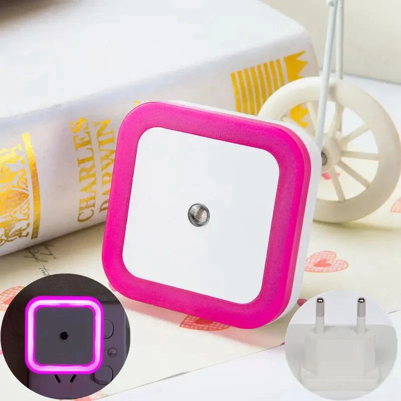 Wireless LED Night Light Sensor Lighting Mini EU/US Plug GlowCart