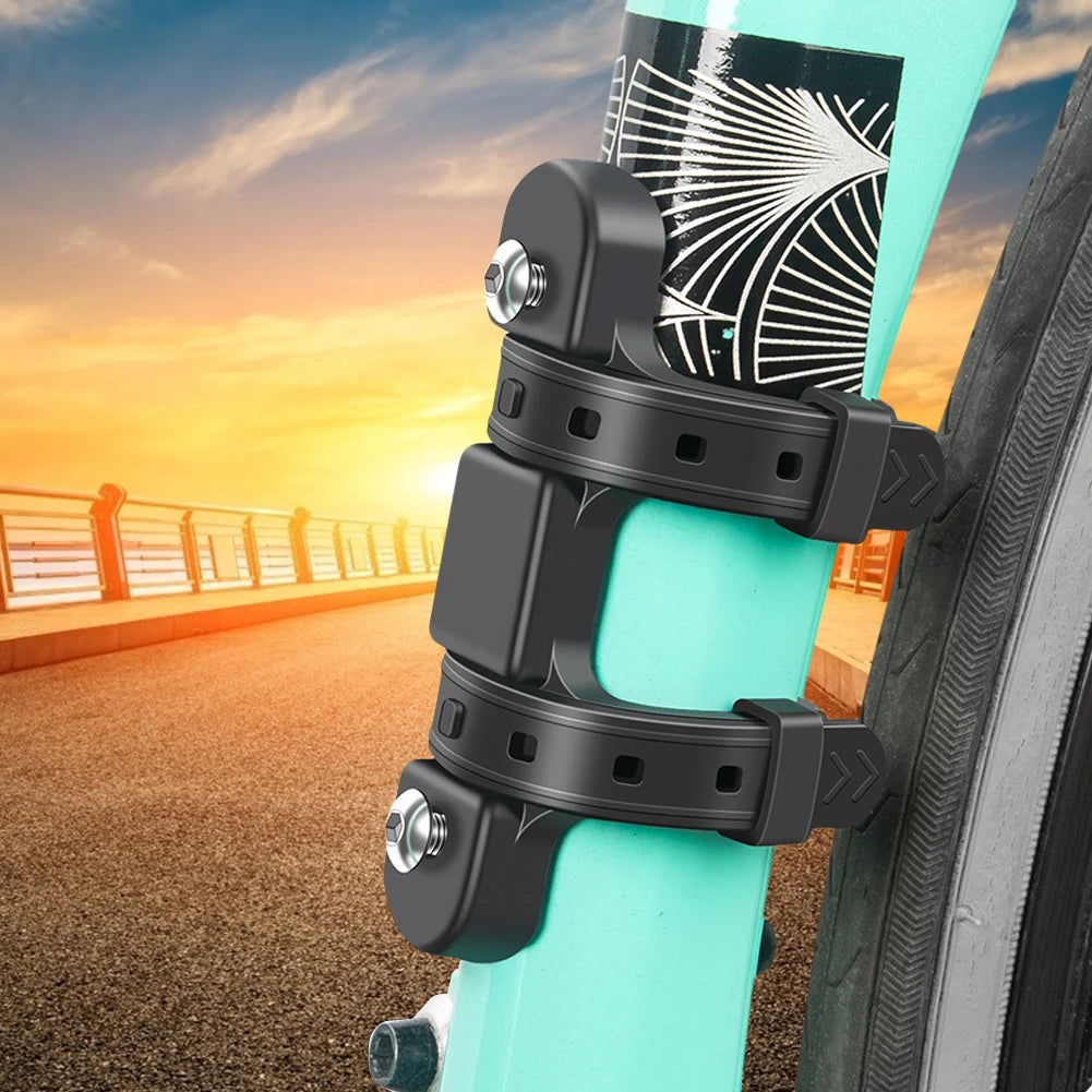 Bike Bottle Cage Mounting Base Silicone Bike Water Bottle Cage Mount Bracket Multifunctional for MTB Road Mountain Bicycle GlowCart