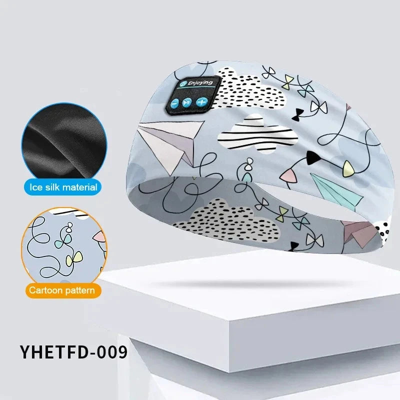 Kids Cartoon Bluetooth Headphones Headband Wireless Sports GlowCart