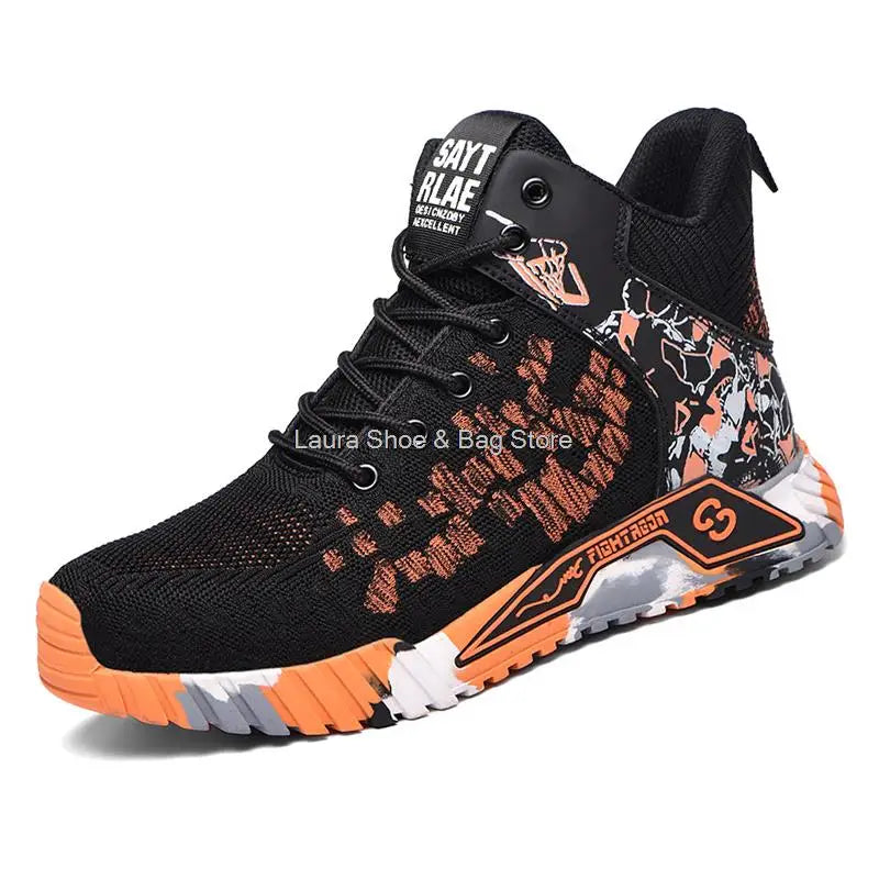 High Top Safety Shoes Men Steel Toe Work Shoes Men Women Work Safety Boots Anti Smash Safety Indestructible Work Boot Breathable GlowCart