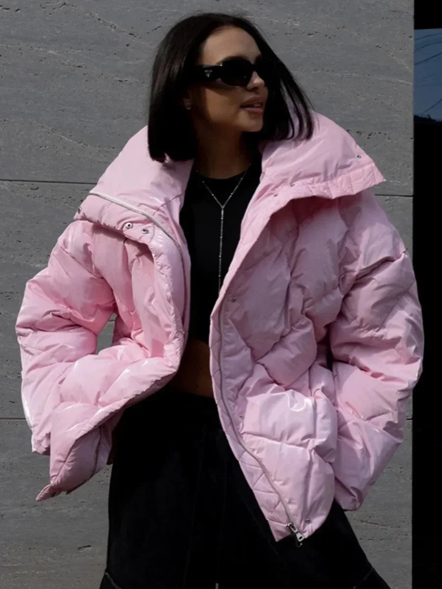 Blubelle  Autumn Winter Thicken Warm Cotton Jacket Matte GlowCart