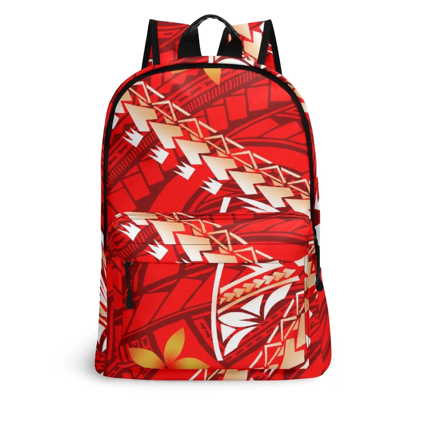 Flower Customization Travel Polynesian Hiking Men'S Backpack GlowCart