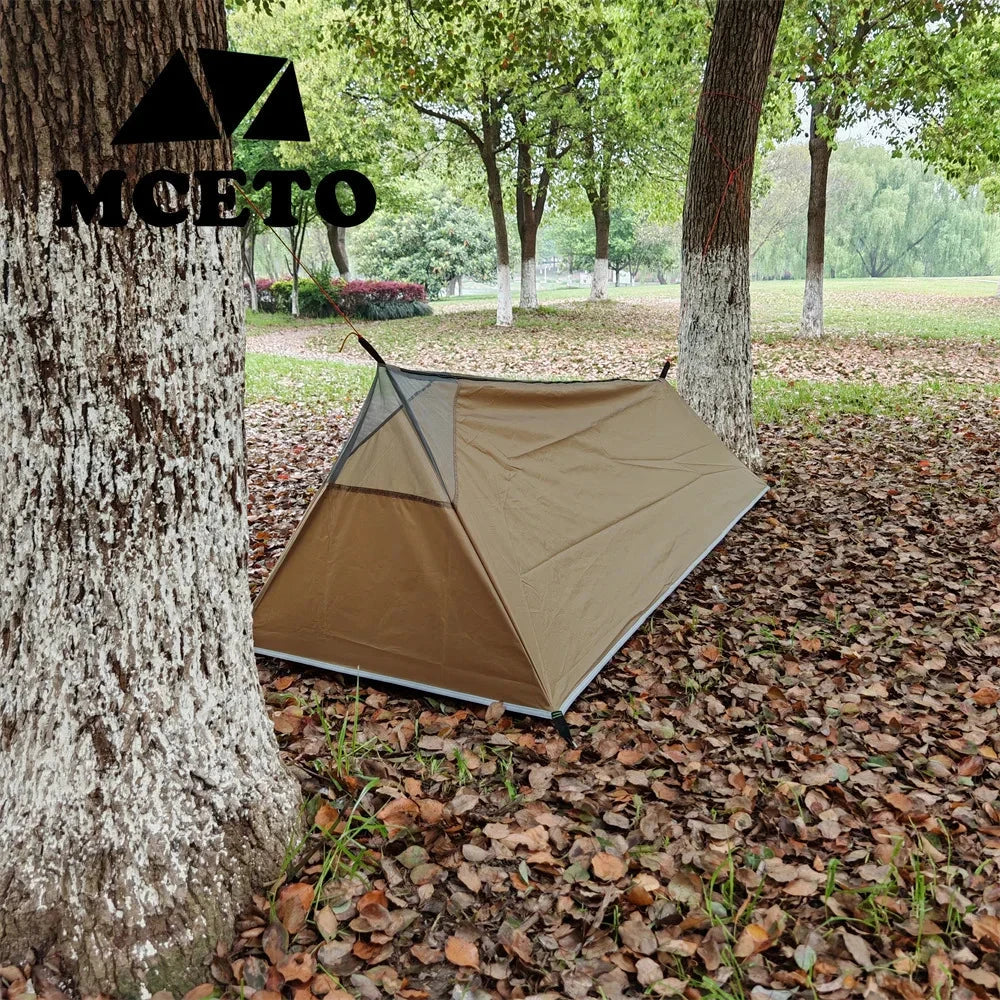 Poleless A-frame Tent Outdoor Ultralight Rodless Camping GlowCart