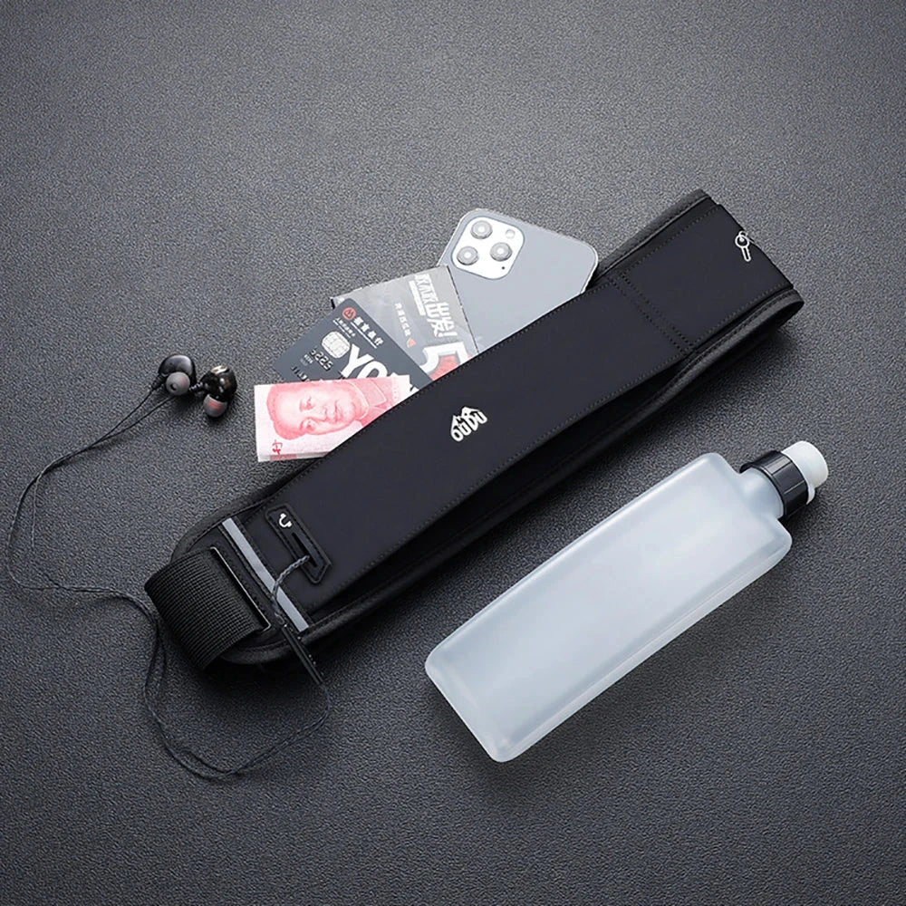 Running Belt Waist Bag with Water Bottle 330ml Women Sports Fanny Pack Men Phone Pouch Jogging Gym Bags Hydration Run GlowCart