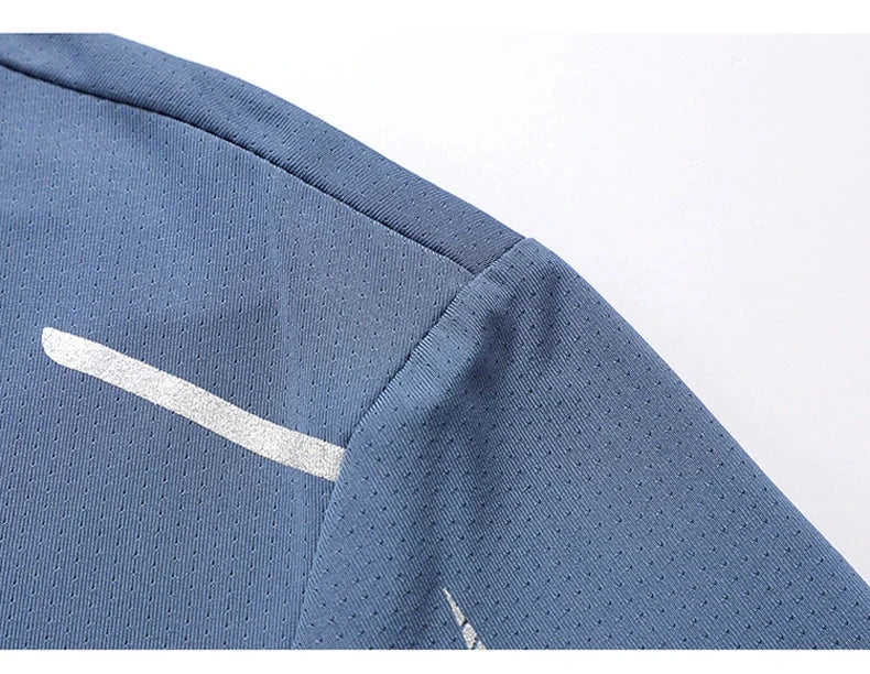 CHRLCK Men's Running Quick Drying T-shirts Breathable Hiking GlowCart