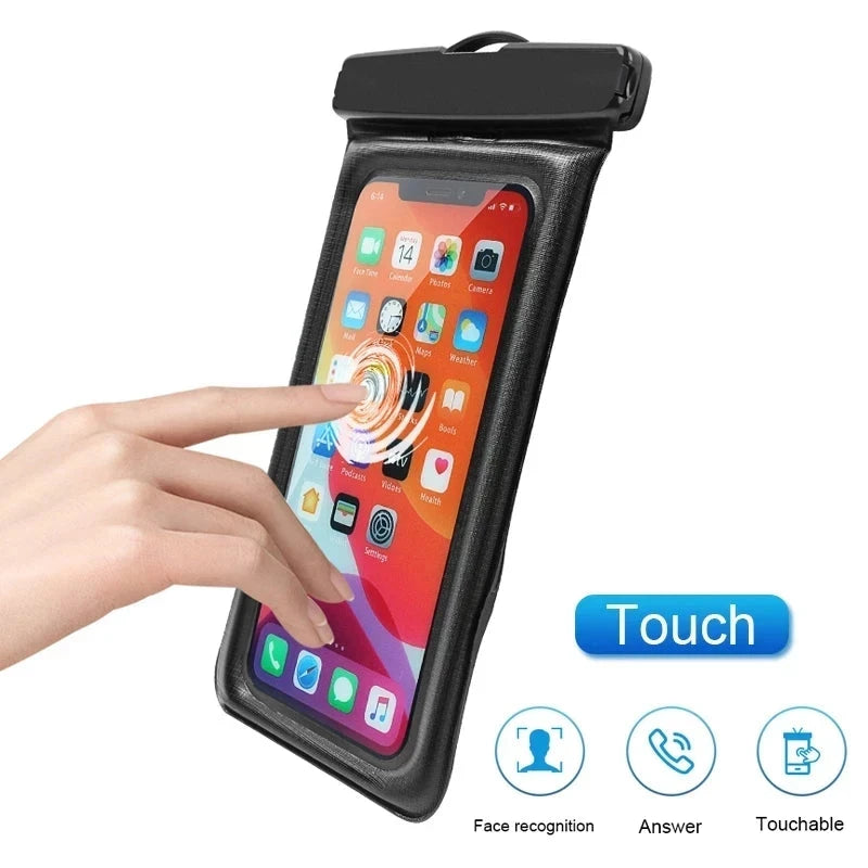 IP68 Universal Waterproof Phone Cases Bag For iPhone 16 15 GlowCart